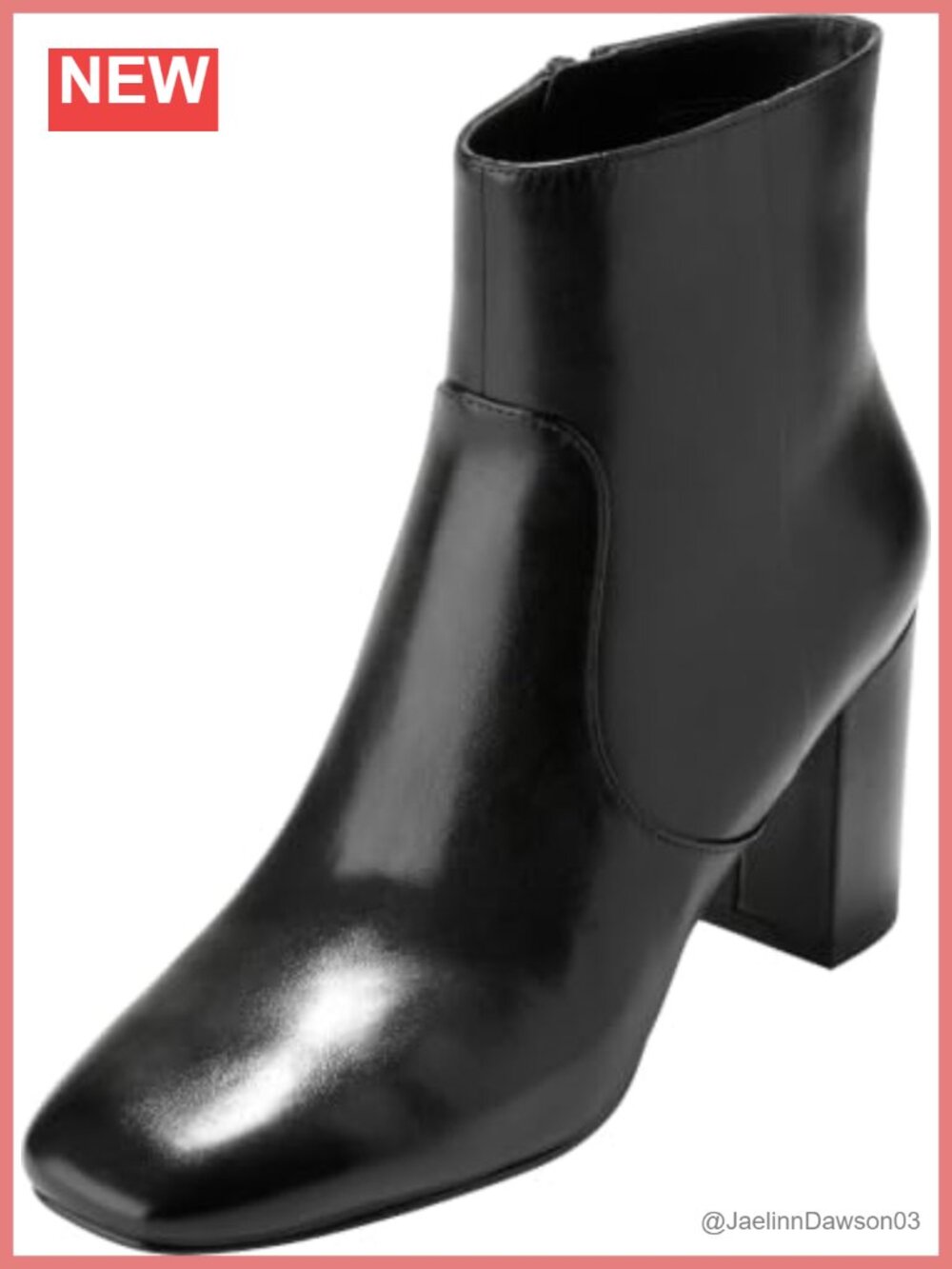 Caterina Ankle Booties Leather Round Toe Flat Comfort Business Casual